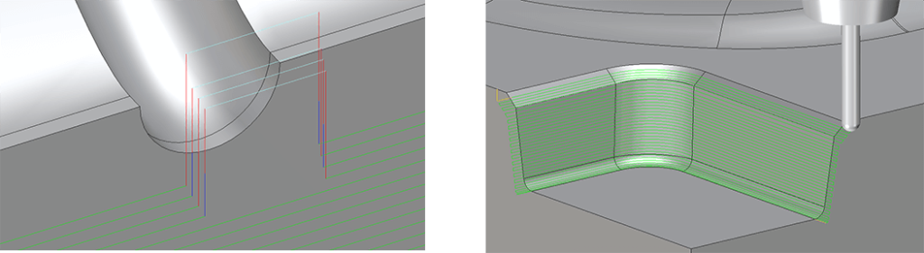 ZW3DCAM Werkzeugweg-Editor