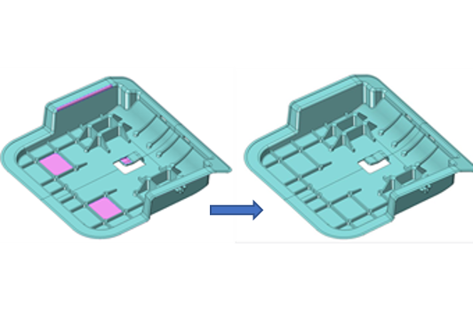 ZW3DCAD defekte 3D-Körper und Flächen heilen.